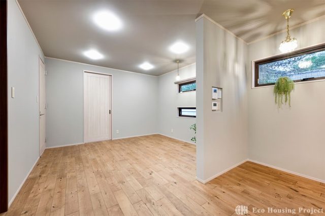 無垢や塗り壁がおしゃれな自然派の平屋