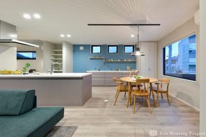 吹き抜けスキップフロア×小下がり和室×アウトドアリビング 家事動線にもこだわった遊び心満載の家