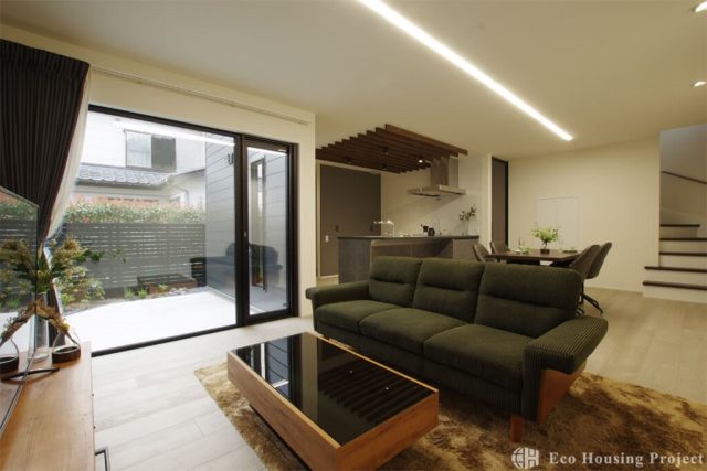 おしゃれな外構が映える和モダンな家