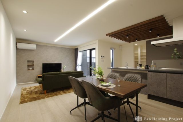 おしゃれな外構が映える和モダンな家