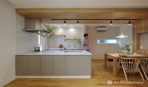 2つの庭で植栽とアウトドアを楽しむ家