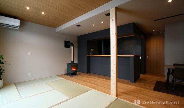 40坪超の大きな平屋!畳リビングがある24帖の広々LDKでくつろぐ和モダンな家