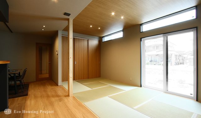 40坪超の大きな平屋!畳リビングがある24帖の広々LDKでくつろぐ和モダンな家