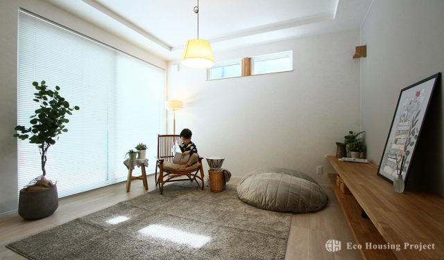 庭のある丁寧な暮らしを愉しむ。子育て家族のための家事ラクコートハウス