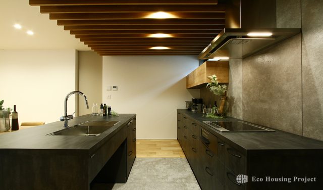 重厚感と開放感を纏う邸宅 －30帖LDK×ワイドガレージ－