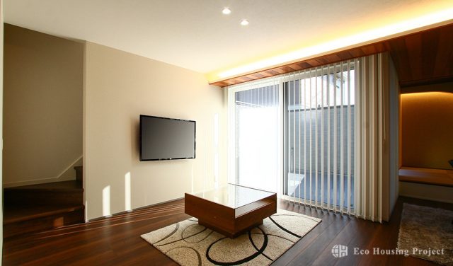 グラフテクトキッチン採用！和モダンインテリアなコートハウス