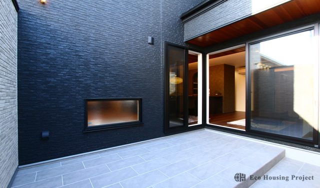 グラフテクトキッチン採用！和モダンインテリアなコートハウス